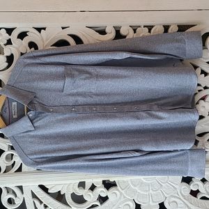 Tommy Bahama Blue Textured Long Sleeve Dress Shirt